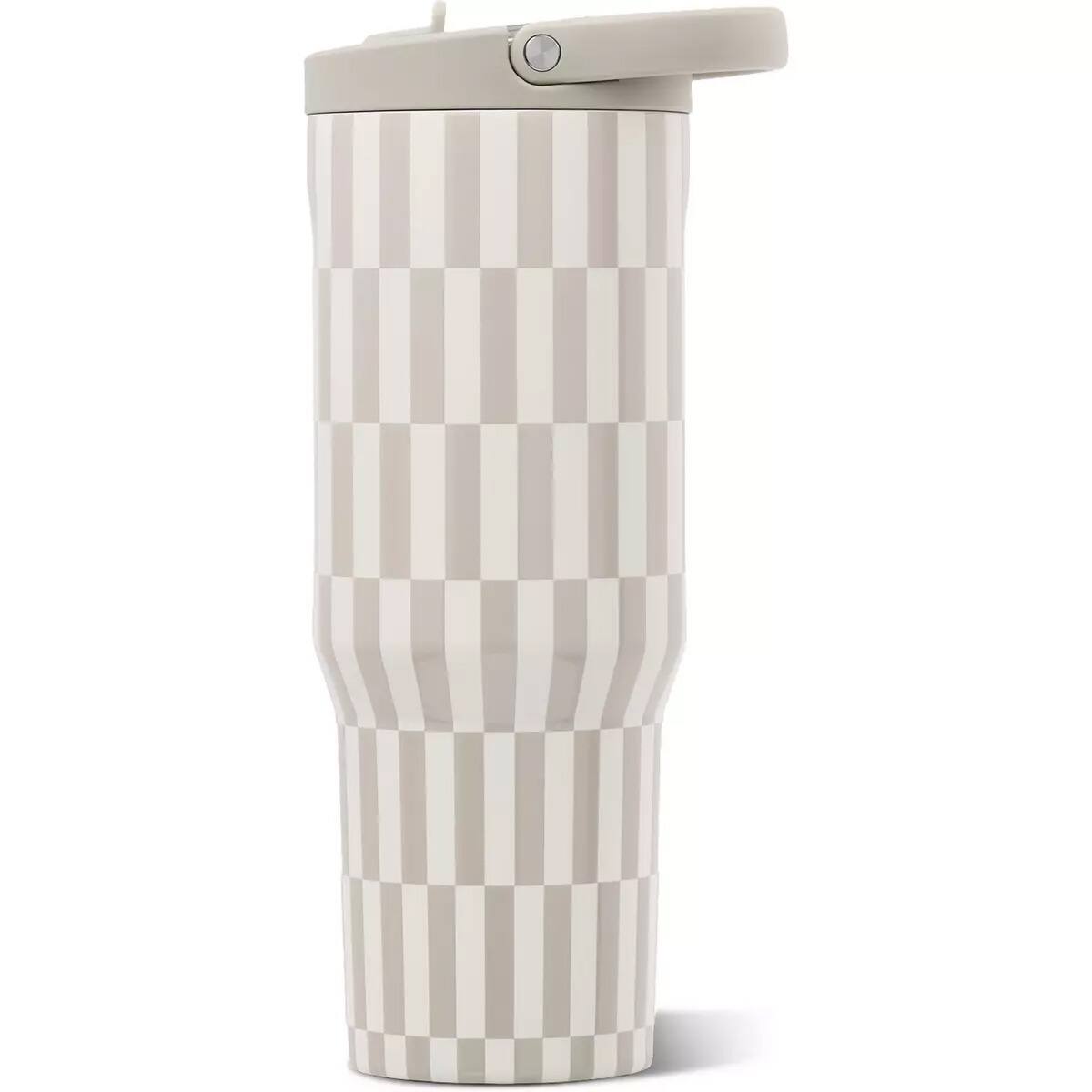 Alt View 2. HydroJug - 32 oz Latte BPA Free Sports Water Bottle w/Straw - Beige.
