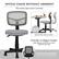 OFFICE CHAIR WITHOUT ARMREST: Not restrict space due to armrests, Space Saver, Easy to slide under your desk, Friendly To Bigger People, Seats without armrests are more spacious and cozy, Fixed Armrest Design, Restricted space, crowded feeling.