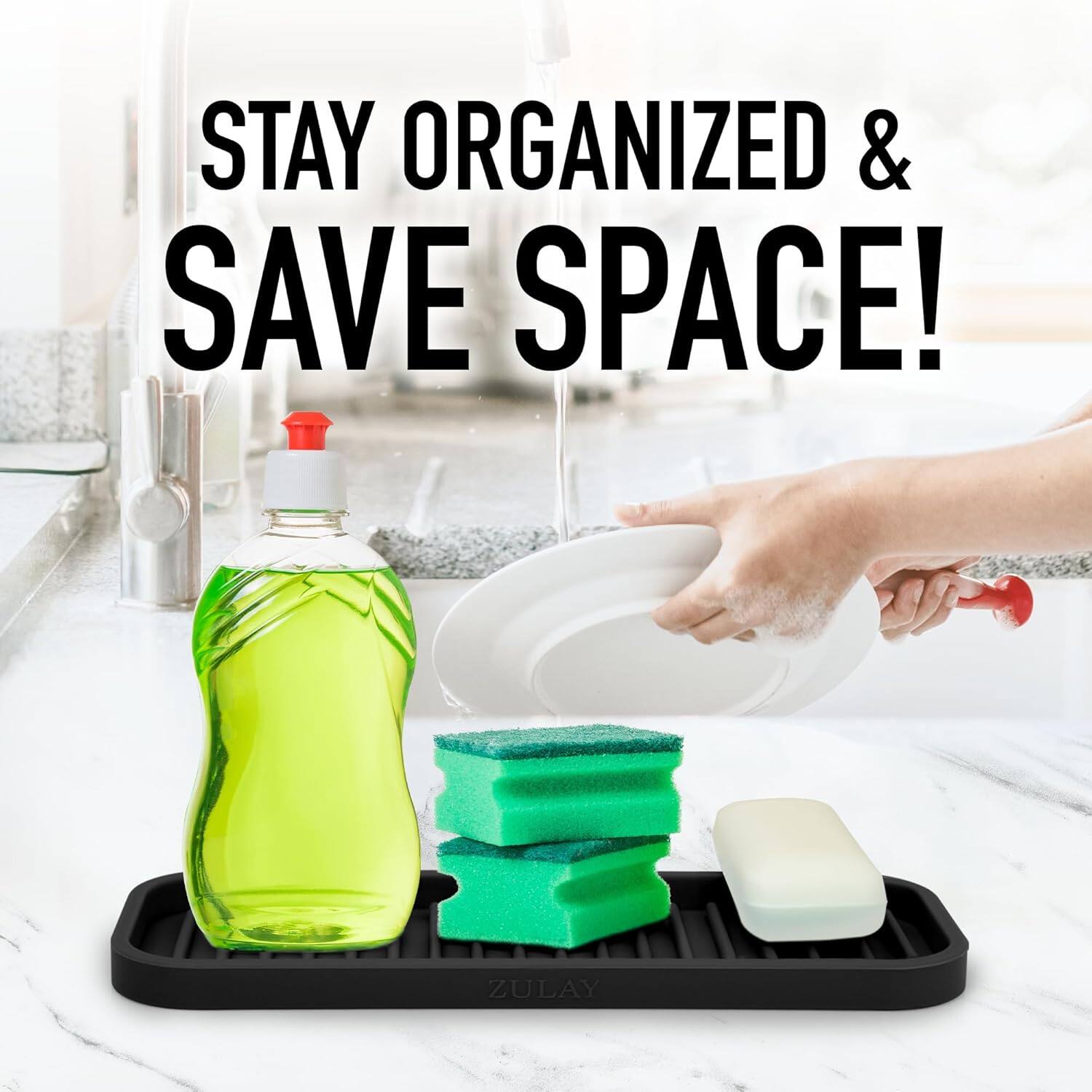 STAY ORGANIZED & SAVE SPACE!  
ZULAY