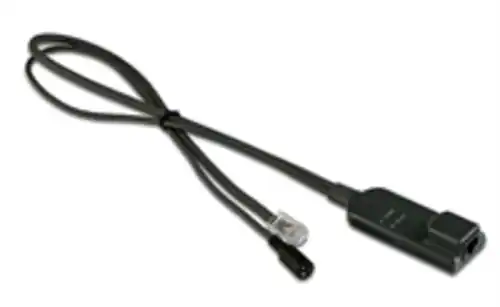 Front. Dell - DMPUIQ-SRL-G01 Server Interface Module for Serial Interface with DMPU Console Servers, Power Edge KVMs - TAA Compliant - Black.