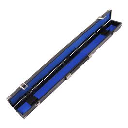 GSE Games & Sports Expert - Billiard Pool Cue Stick Hard Box for 2-Piece Pool Cue Stick - Holds 1 Cue Butt and 1 Cue Shaft - Blue