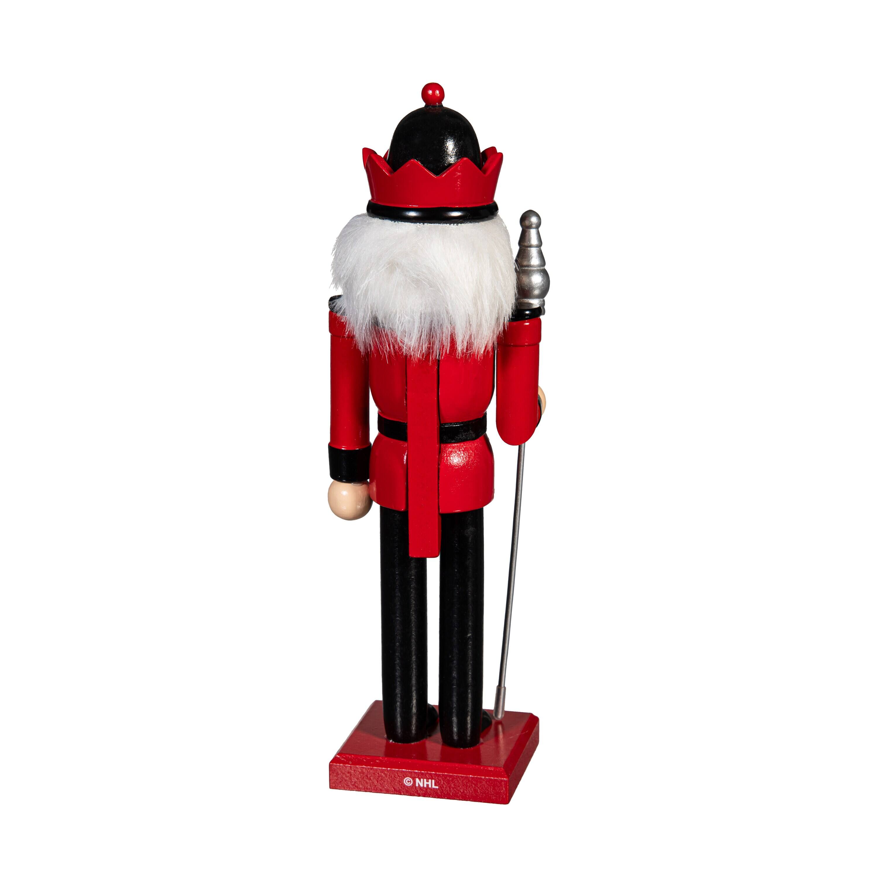Alt View 1. Evergreen Enterprises - Chicago Blackhawks 12" Wooden Nutcracker Statue - Multicolor.