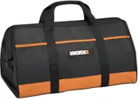 WORX - Large Zippered Tool Tote - Black - Front_Zoom