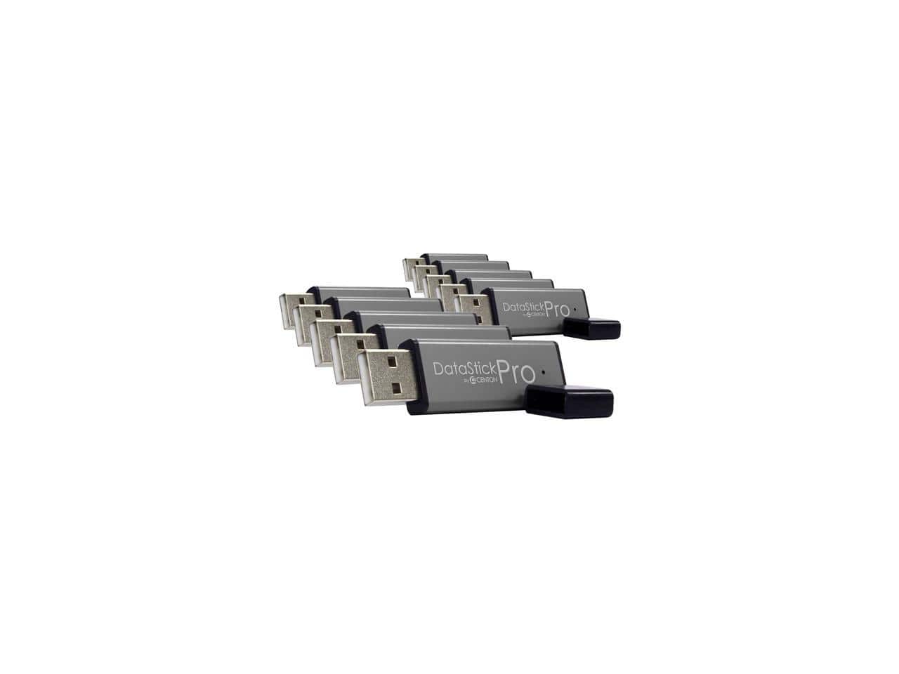 Centon - 16GB DataStick Pro USB 2.0 Flash Drive - 10 Pack - Black
