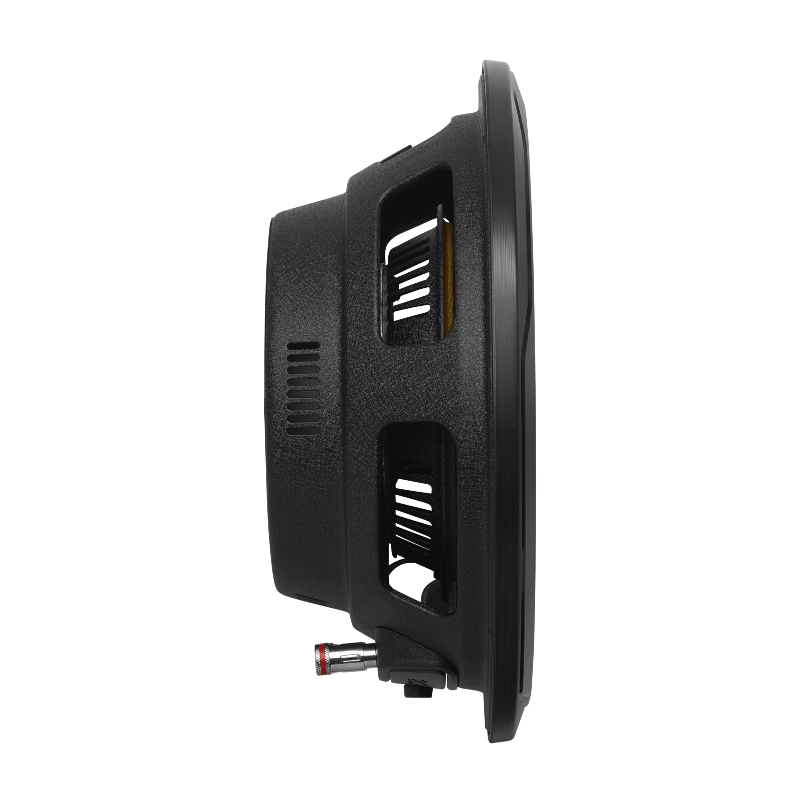 Back. JBL - JBL CLUB102SL 10” shallow mount subwoofer w/SSI™ (Selectable Smart Impedance) switch from 2 to 4 ohm - Black.