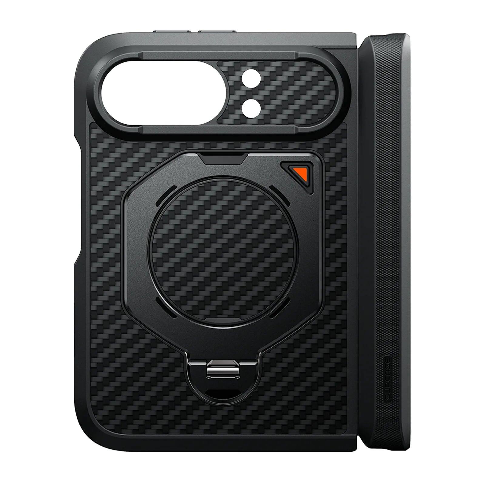 Back. SUPCASE - UB Aero MagSafe Case for iPhone Duo - Black.
