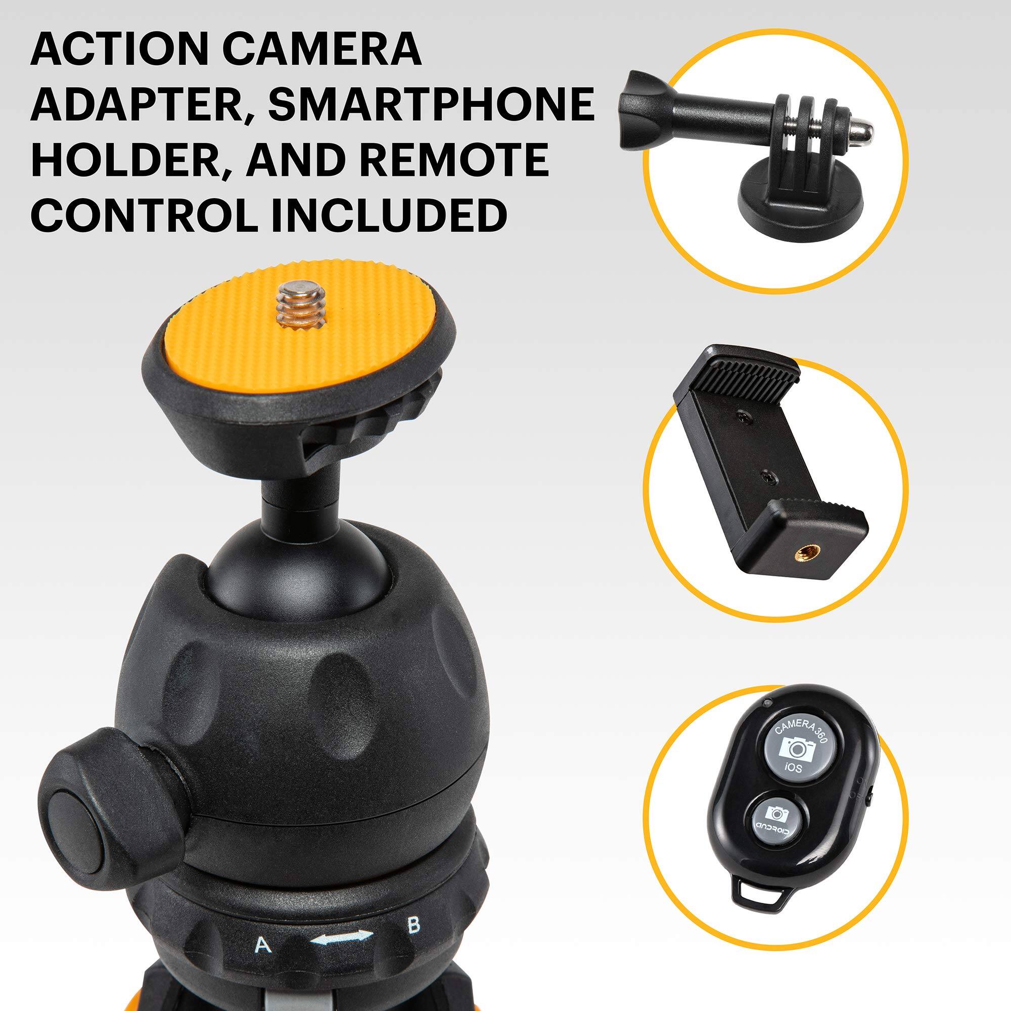 ACTION CAMERA ADAPTER, SMARTPHONE HOLDER, AND REMOTE CONTROL INCLUDED CAMERA IOS - .