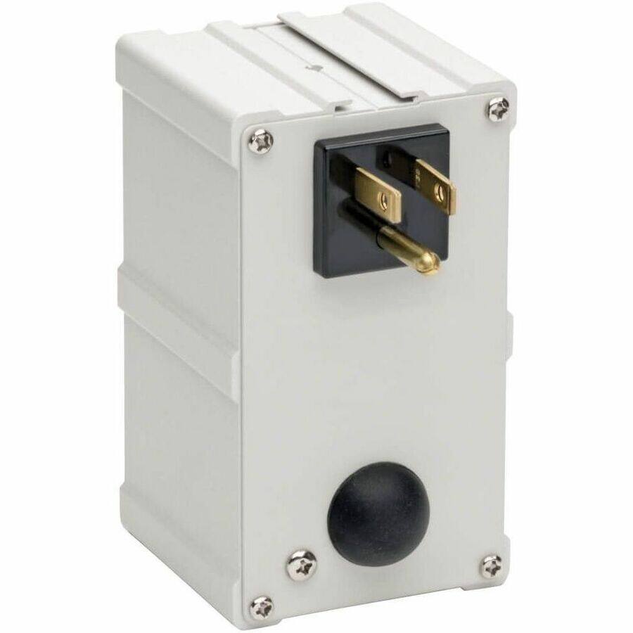 Alt View 1. Tripp Lite - Eaton Tripp Lite Series Isobar 2-Outlet Surge Protector, Direct Plug-In, 1410 Joules, Diagnostic LEDs, Metal Housing - Gray.