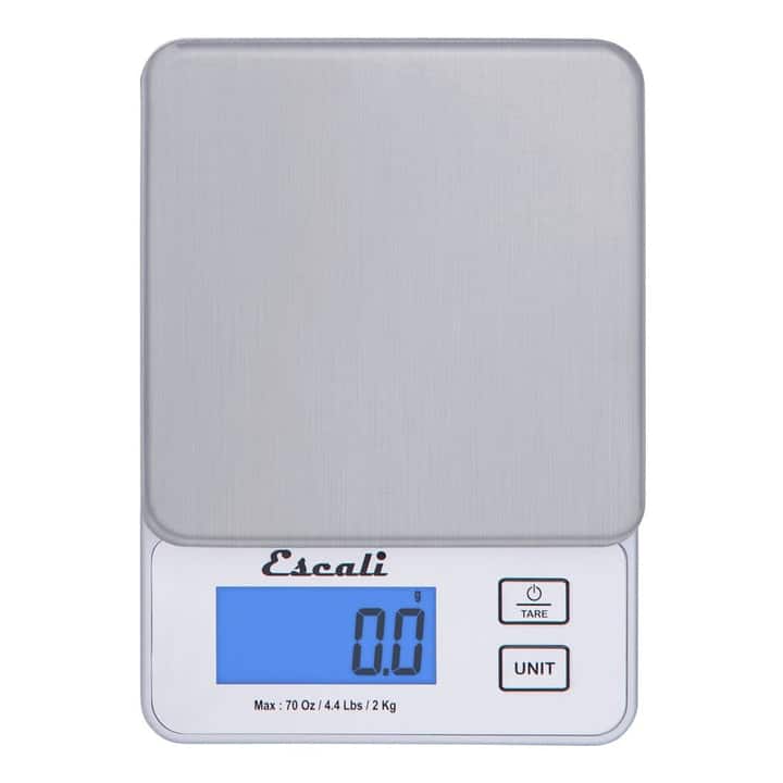 Escali - Vera Compact Precision Digital Scale - Silver