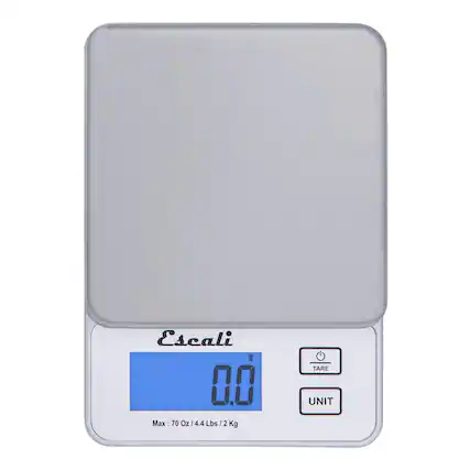 Escali 0.0 Max: 70 Oz / 4.4 Lbs / 2 Kg TARE UNIT