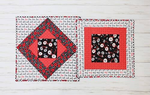 Angle. AccuQuilt - June Tailor KIT Project Bag, Red Zippity-do-Done(tm) - Multi.