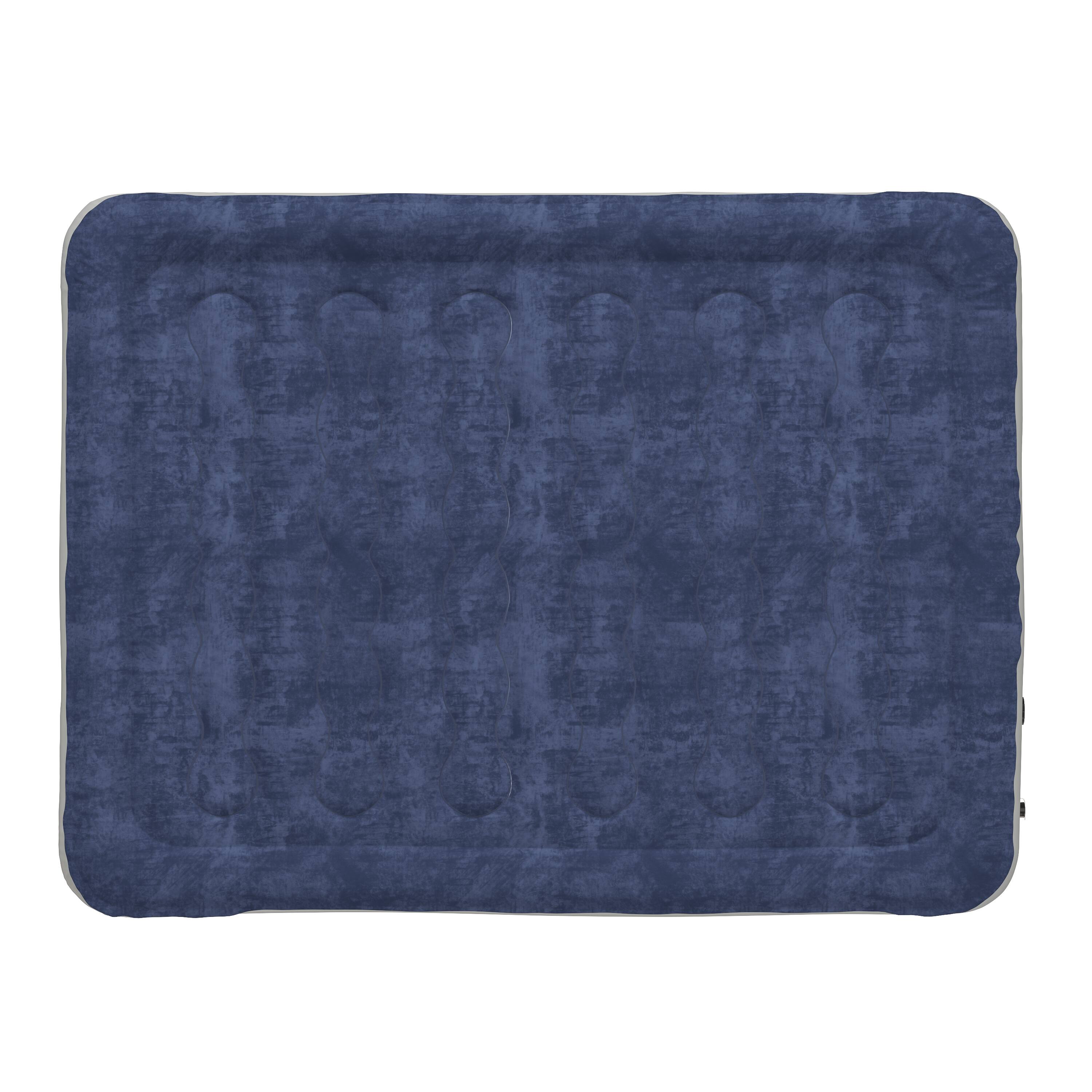 Alt View 8. Emma + Oliver - 18 Inch Raised Inflatable Air Mattress With Internal Electric Pump - Blue.