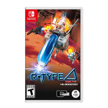 NINTENDO SWITCH. R·TYPE Δ DELTA HD BOOSTED TEEN T C 2A0R.OY clear river ESRB - T (Teen 13+)