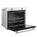 Alt View 2. Forno Appliances - Vomero 30" 5 Cu. Ft. Built-In Electric Convection Single Wall Oven - White.