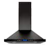 Onefly - 36 inches - Convertible - Wall Range Hood - Black Stainless Steel