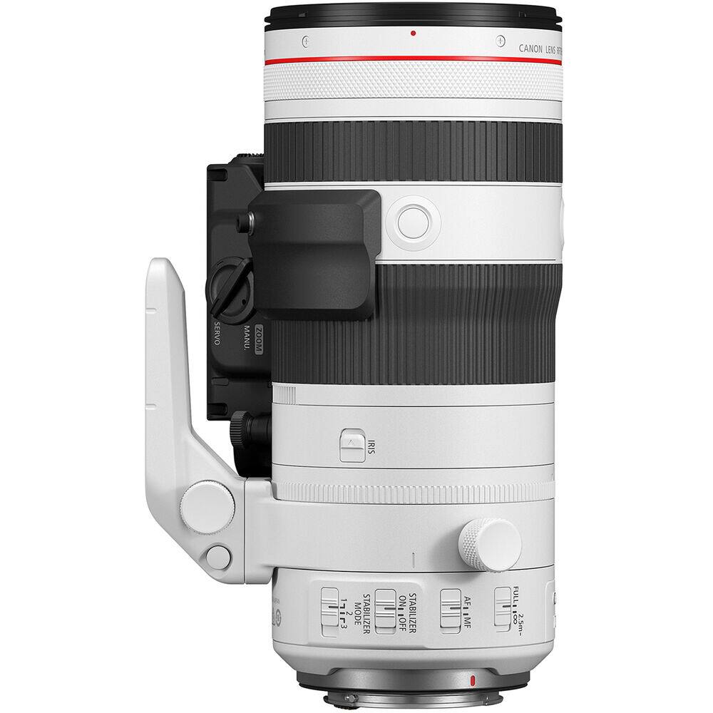 1 CANON LENS SERVO MANUAL ZOOM IRIS 10 fnir MODE STABILIZER ON OFF STABILIZER AF MF - FULL: 1 2.5mc