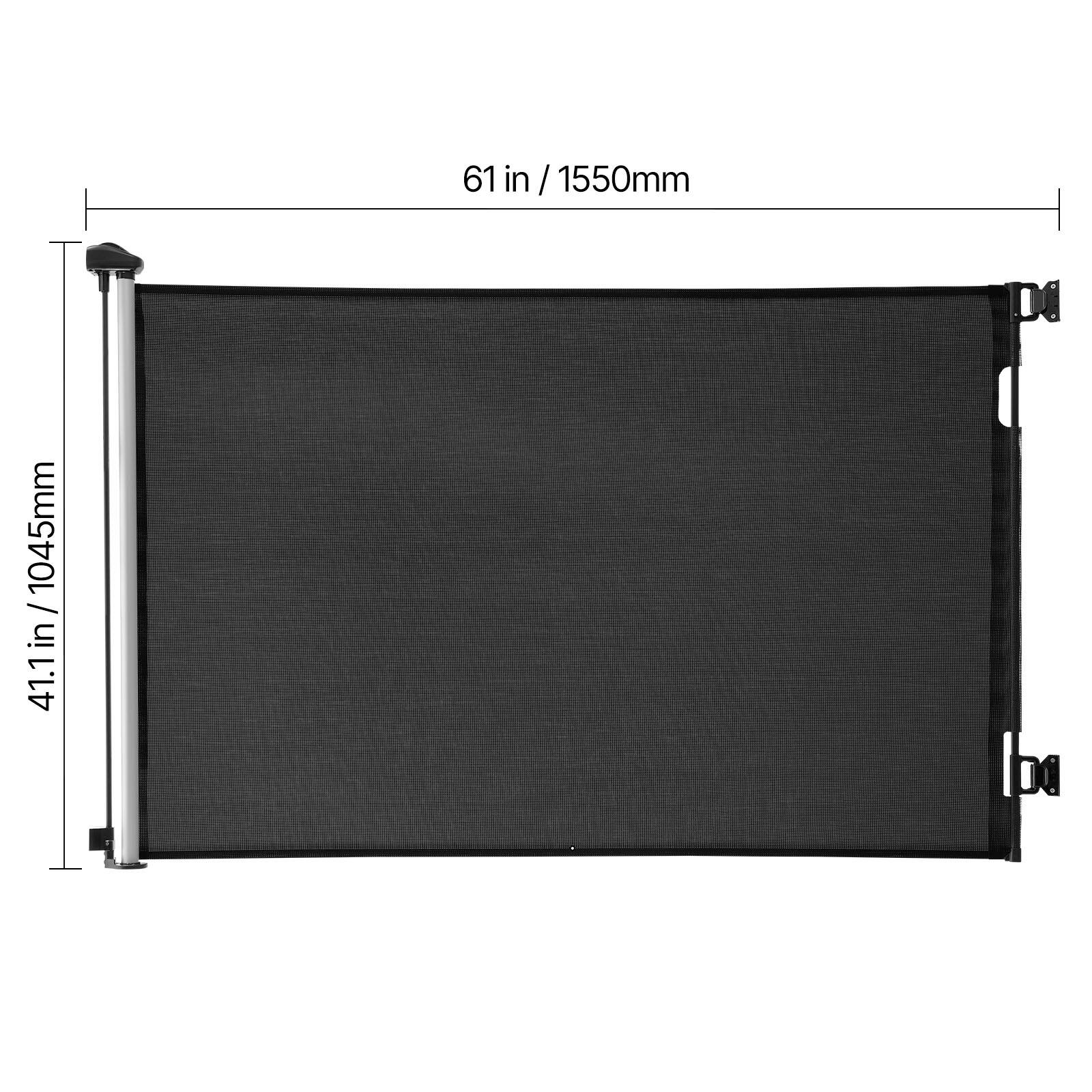 61 in / 1550mm  
41.1 in / 1045mm