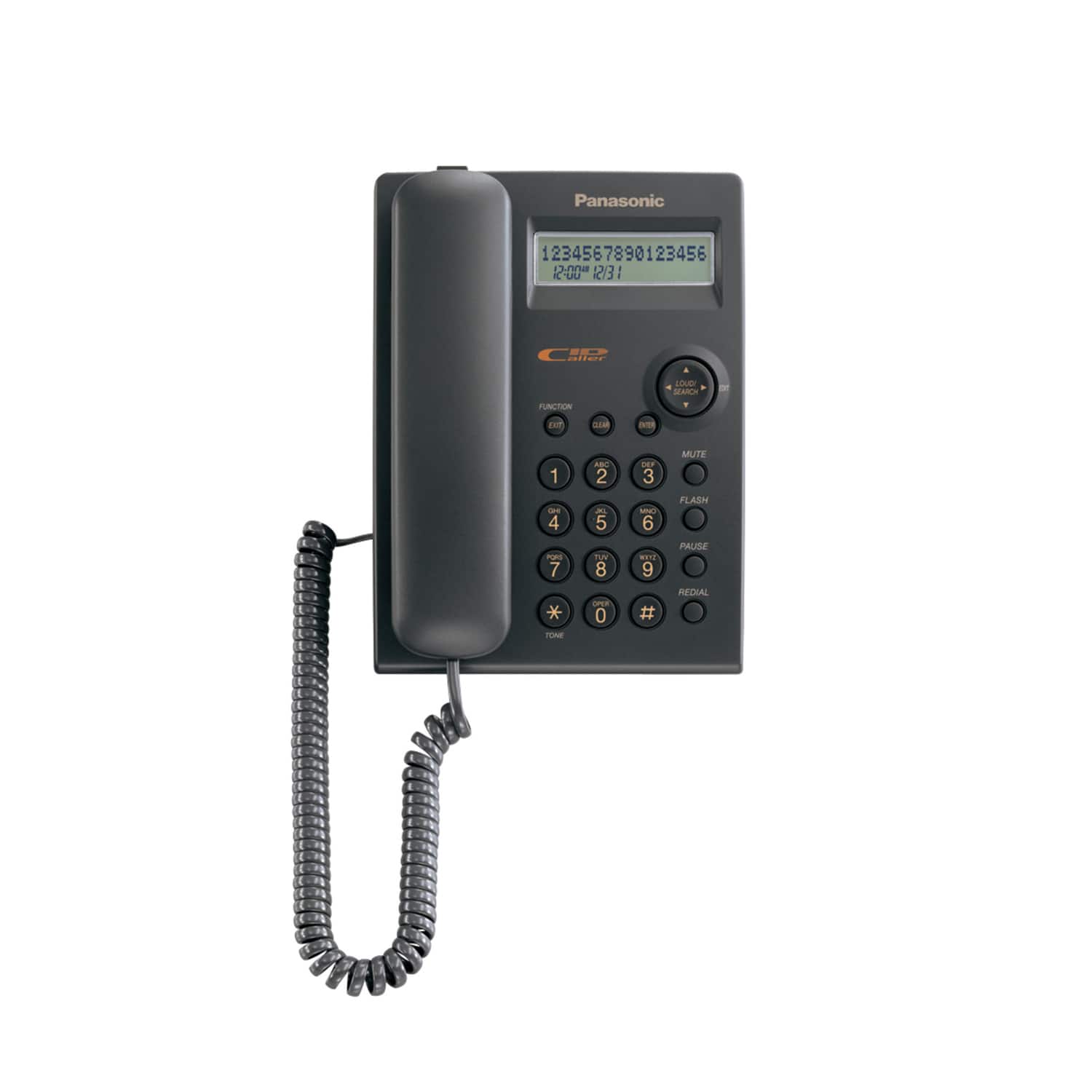 Panasonic 1 Line Caller ID Integrated Telephone System Black KX