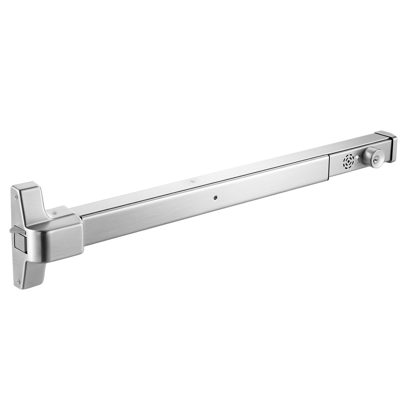 Alt View 5. VEVOR - Push Bar Panic Exit Device, 31" Stainless Steel Commercial Panic Bar for Exit Doors, Emergency Exit Door Hardware - Silver.