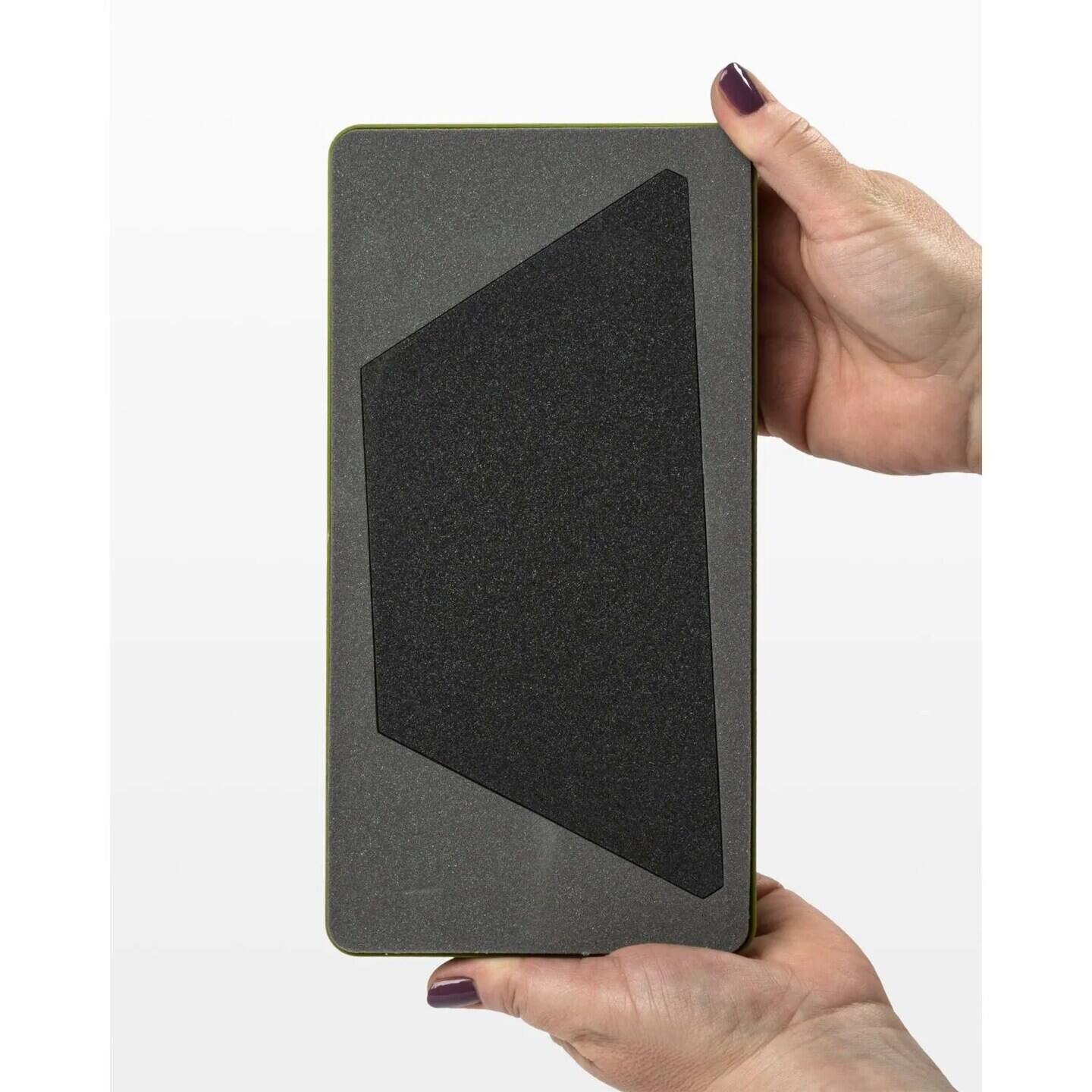 Alt View 1. AccuQuilt - GO! Half Hexagon-4 1/2 Sides (4 1/4" Finished) Die - Green.