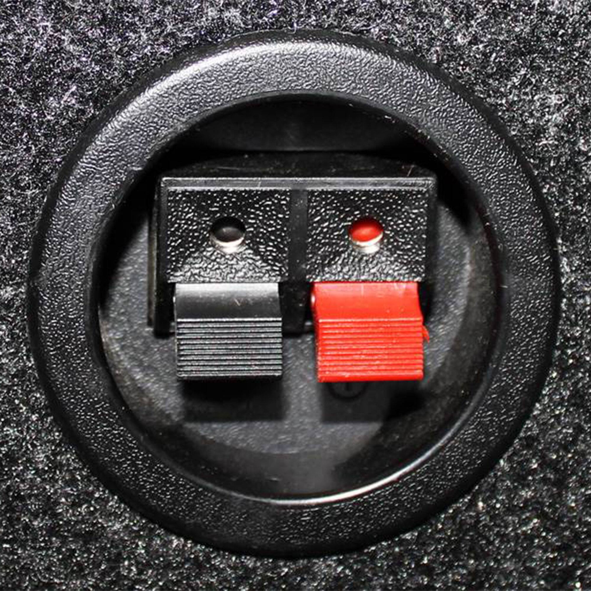 Alt View 4. QPower - QPower QDODGE104DOOR Dodge Quad Cab '02-15 Dual 10" Truck Subwoofer Box - Charcoal Black.