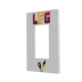 Keyscaper - Marvel Badge Hidden-Screw Light Switch Plate - Single Rocker - Deadpool Wolverine