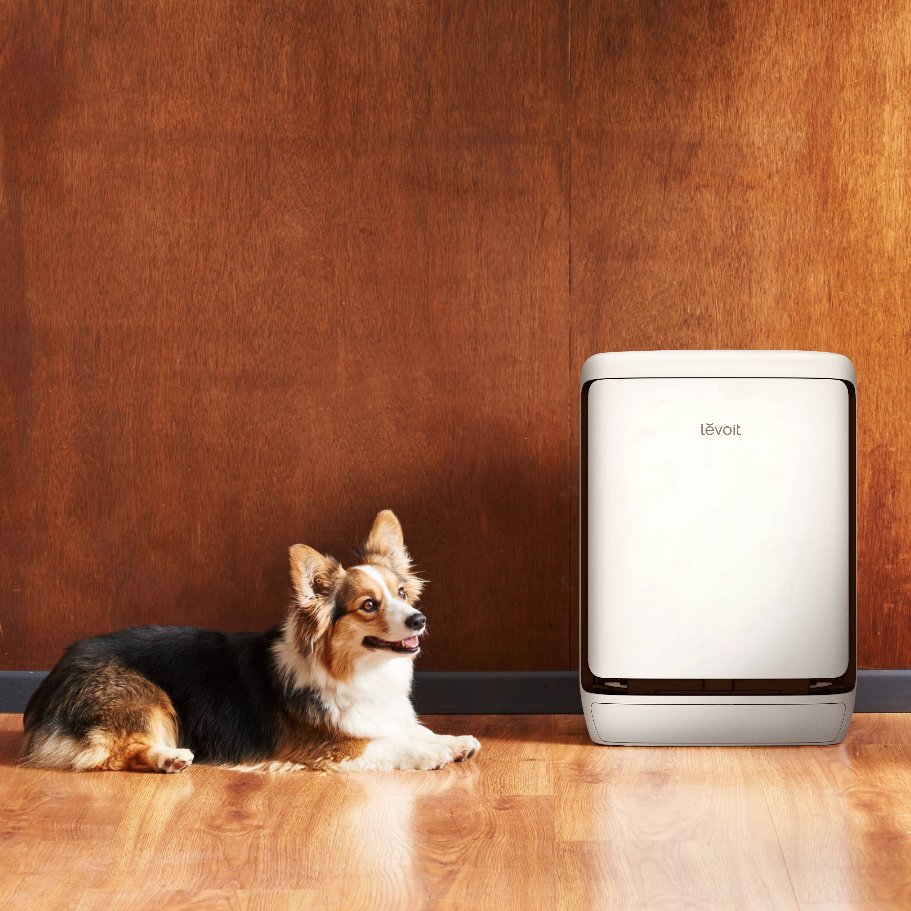 Alt View 9. Levoit - Vital Pet Pro Air Purifier - White.