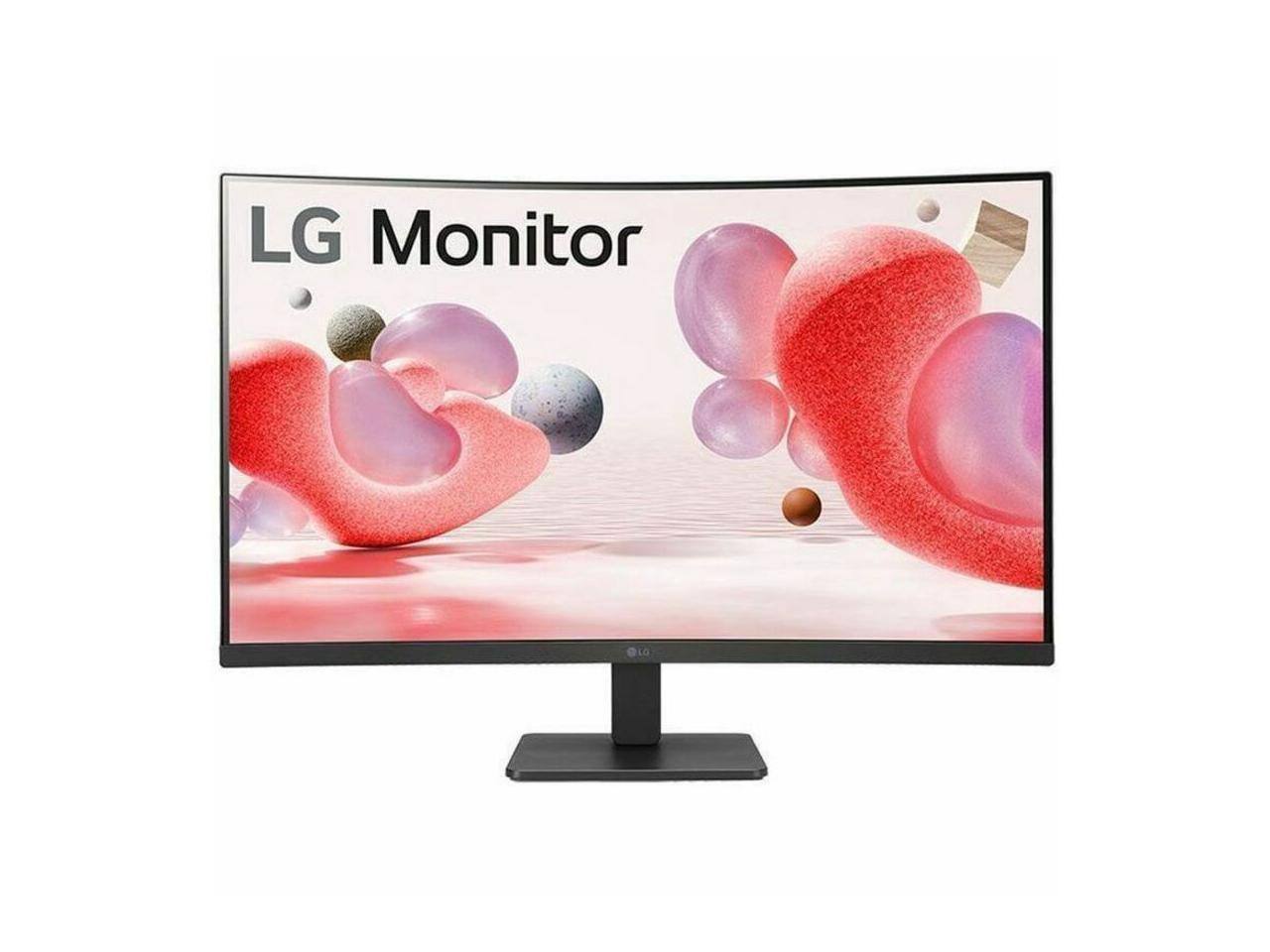 Alt View 1. LG - LG 32BR50C-B 32" Full HD Curved Monitor - Matte Black - FreeSync - HDMI/VGA - Black.