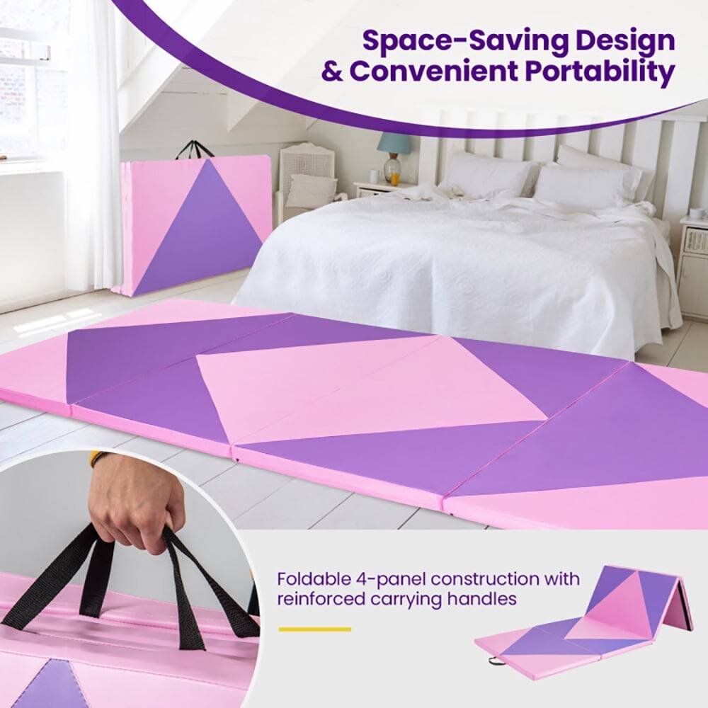 Space-Saving Design & Convenient Portability

Foldable 4-panel construction with reinforced carrying handles
