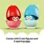 Comes with 2 owl figures and 2 opening eggs.