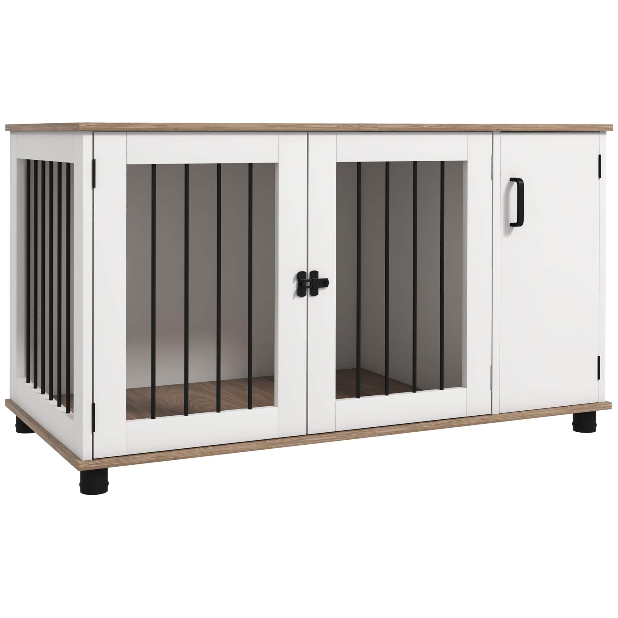 Pawhut - Crate Furniture Side End Table Indoor w/ Storage - Brown price history on PriceWatchPro