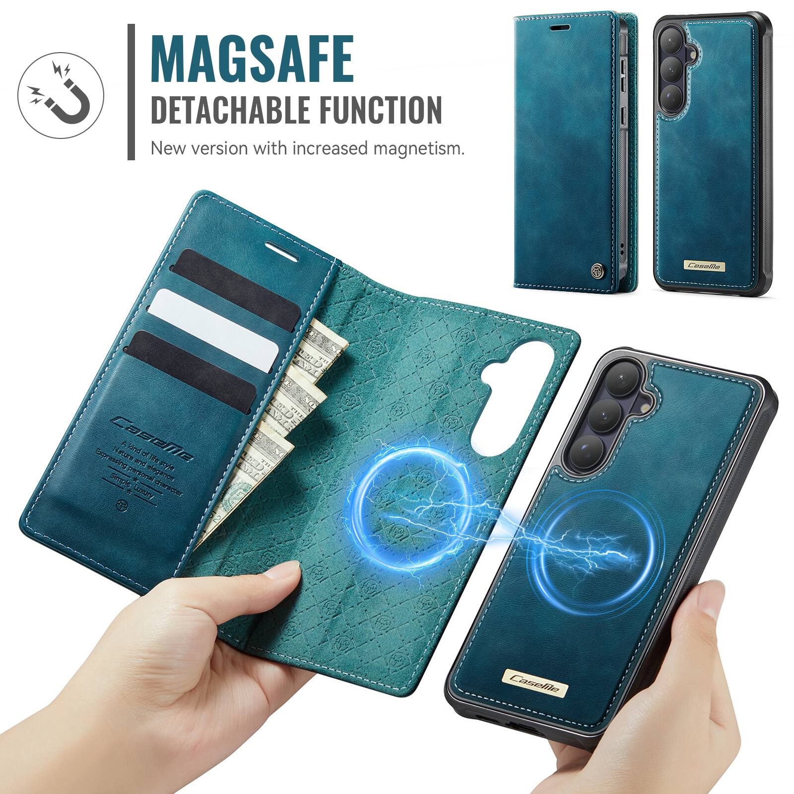 MAGSAFE DETACHABLE FUNCTION  
New version with increased magnetism.  

Conatla L Expressing Case  
Nature of easy personalization and character.  

Caselle