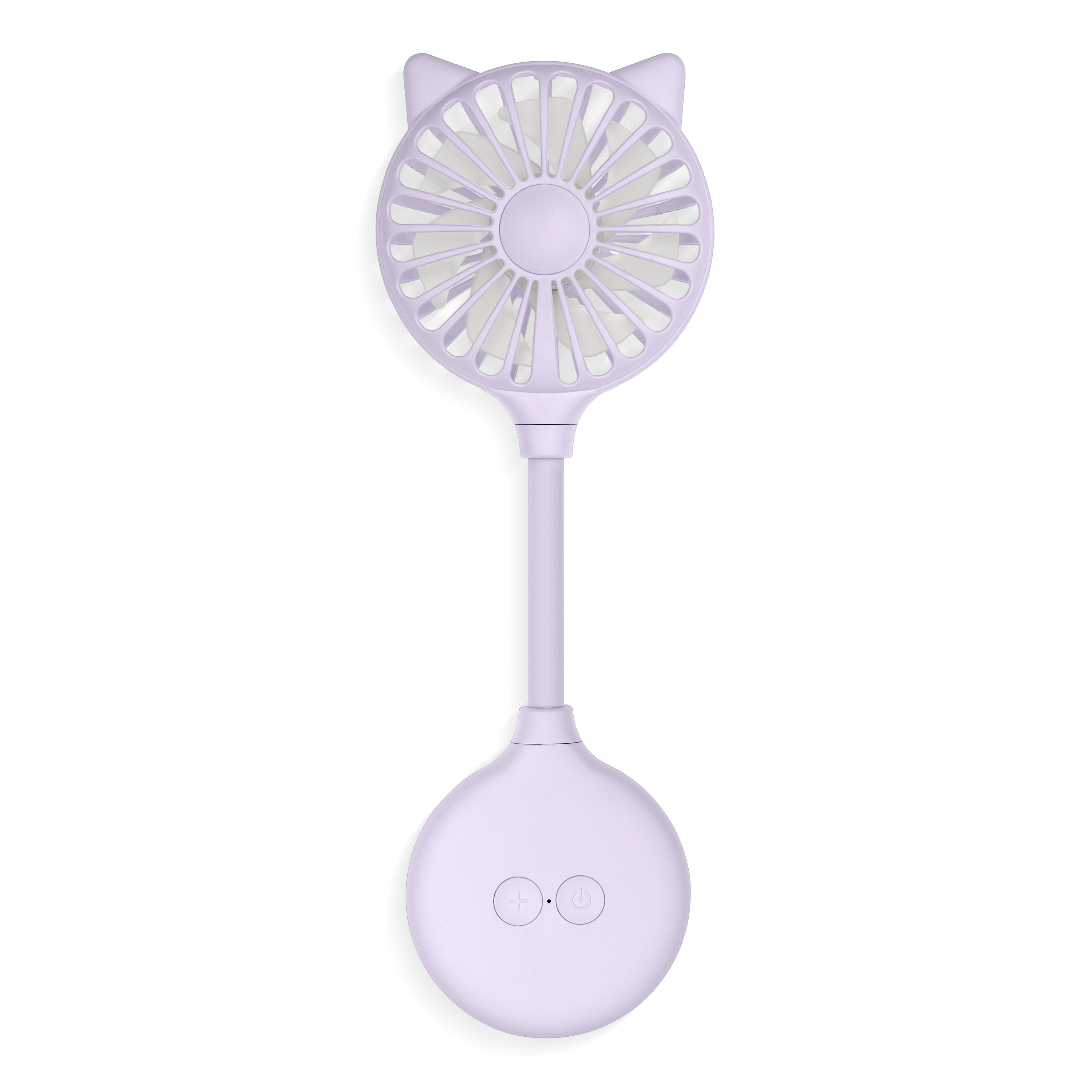 Alt View 4. Zadro - Zadro Hands-Free Cat Ears Beauty Fan - Stylish Portable Cooling Solution - Lavender.