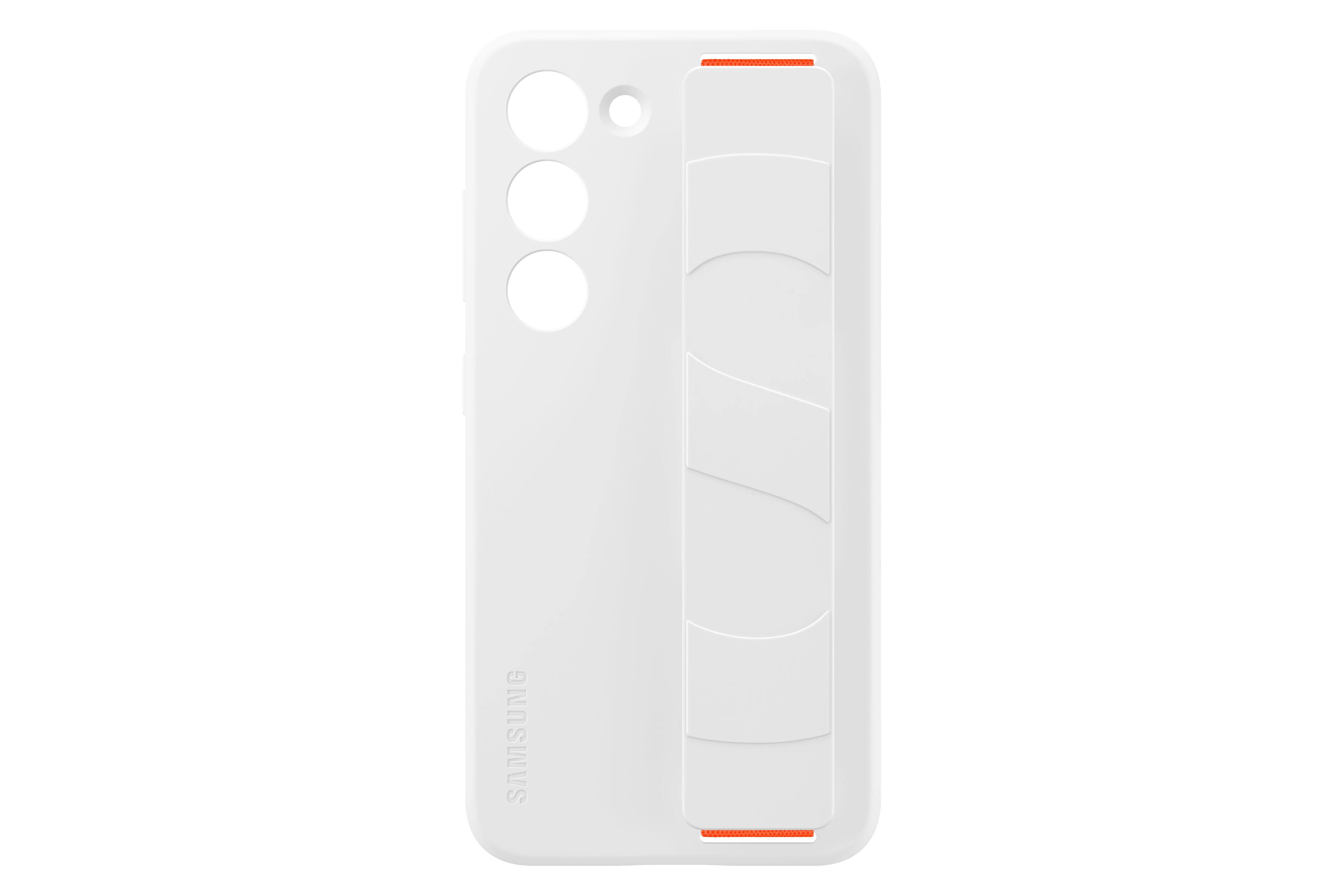 Alt View 14. Samsung - Galaxy S23 Silicone Grip Case - White.