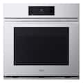 SKS - 30-in 4.7 Cu. Ft. Built-in Smart Electric Convection Single Wall Oven with Gourmet AI - Satin Stainless Steel