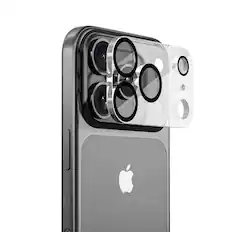 Front. baseline - baseline Tempered Glass Lens Protector (2.5D) for Apple iPhone 17 Pro Max - Clear - Clear.