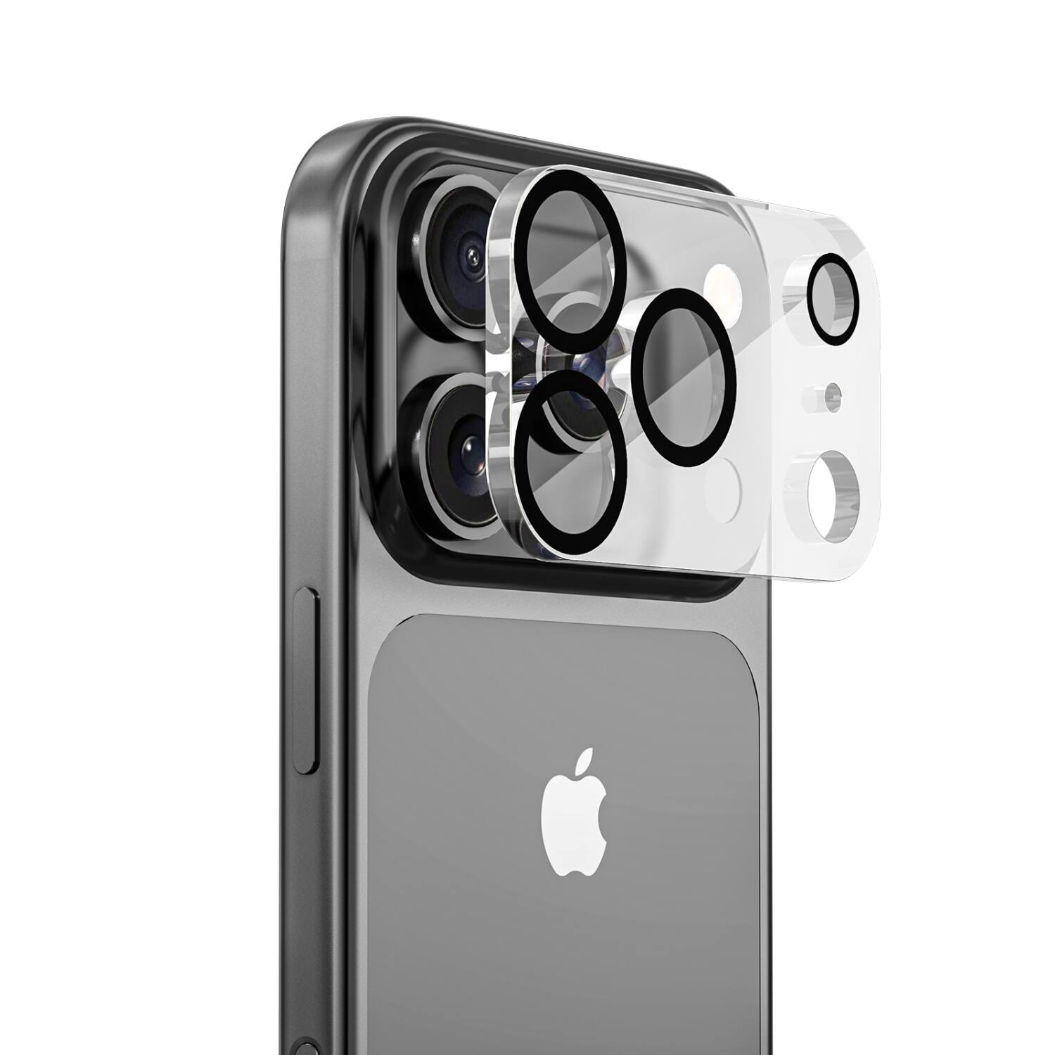 Front. baseline - baseline Tempered Glass Lens Protector (2.5D) for Apple iPhone 17 Pro Max - Clear - Clear.