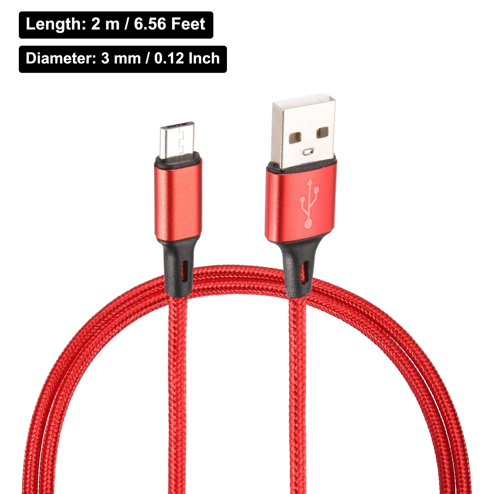 Length: 2 m / 6.56 Feet  
Diameter: 3 mm / 0.12 Inch