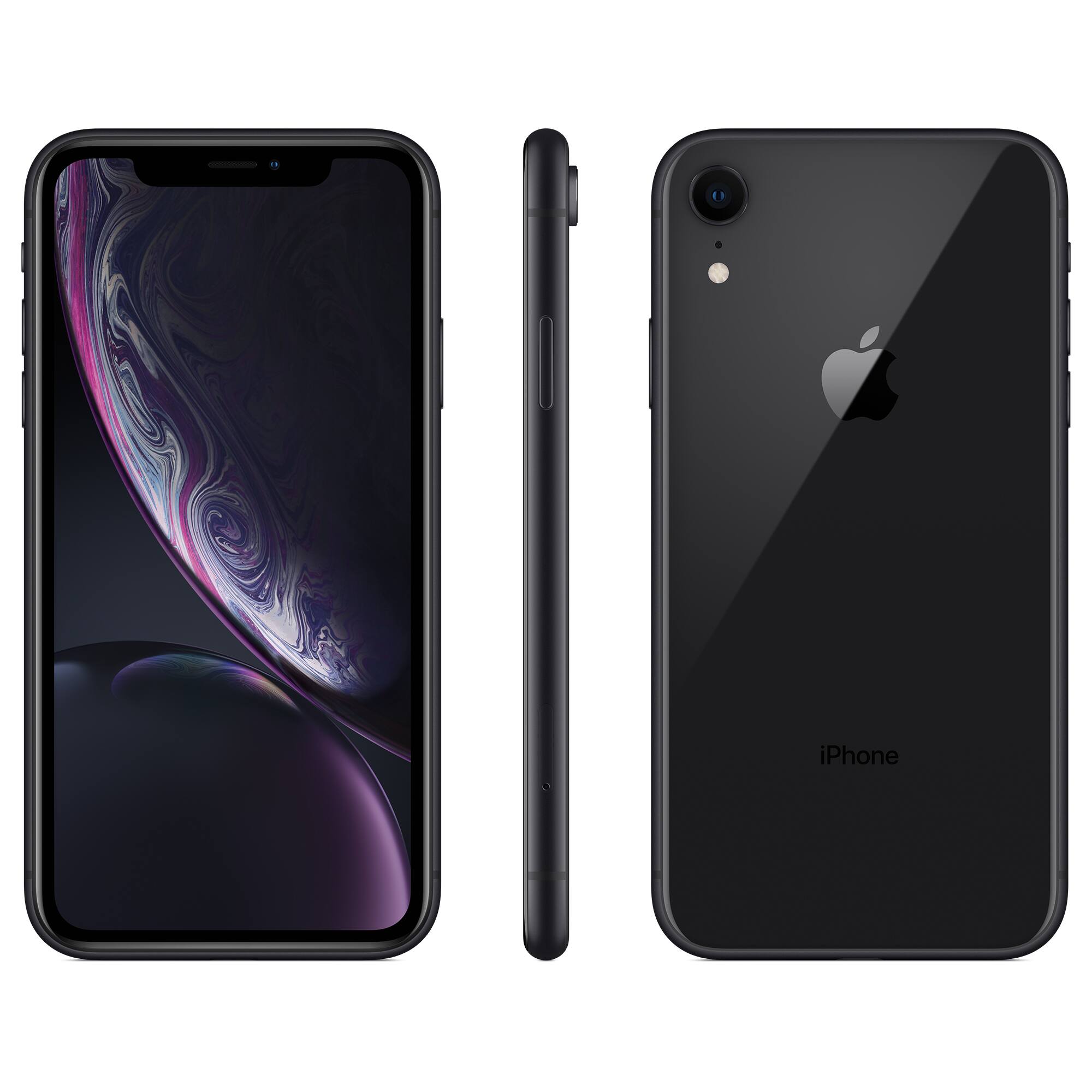 Alt View 4. Apple - Pre-Owned Good iPhone XR 128GB (Unlocked) - Black.