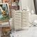 Alt View 3. Costway - Costway 20 Drawers Rolling Storage Cart Art Craft Organizer on Wheels Multipurpose - Off White.