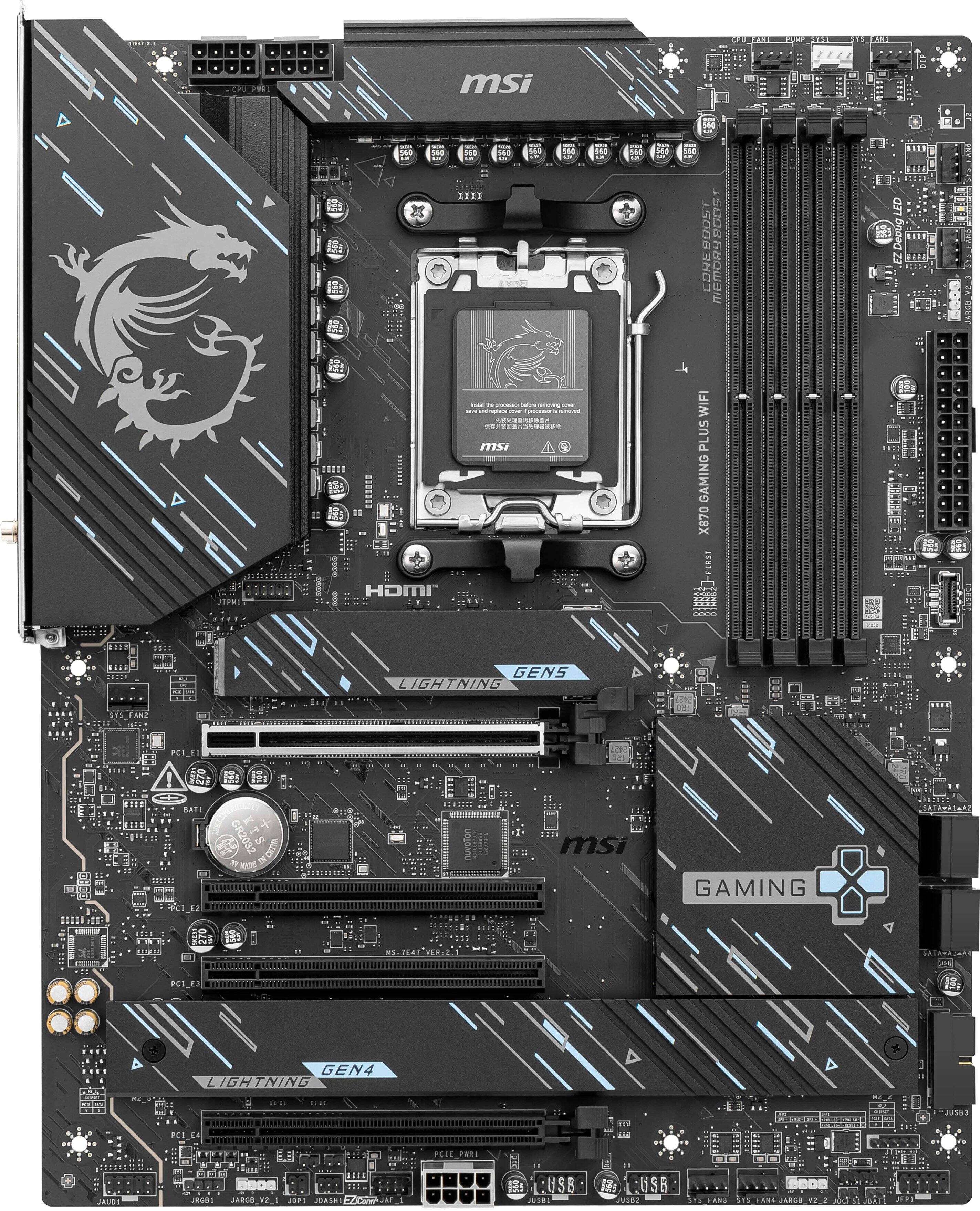 The text on the image reads:

"MSI GAMING PCI-E3 GEN4 LIGHTNING 100 Series 100-10000000RF Mini-ITX Motherboard (MSI B85M GAMING)".