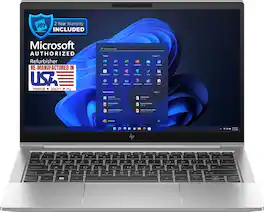 HP - Refurbished Excellent - 630 G10 13.3" Refurbished Laptop - Intel 13th Gen i7-1365U with 32GB RAM - Intel UHD Graphics - 2TB SSD - Silver