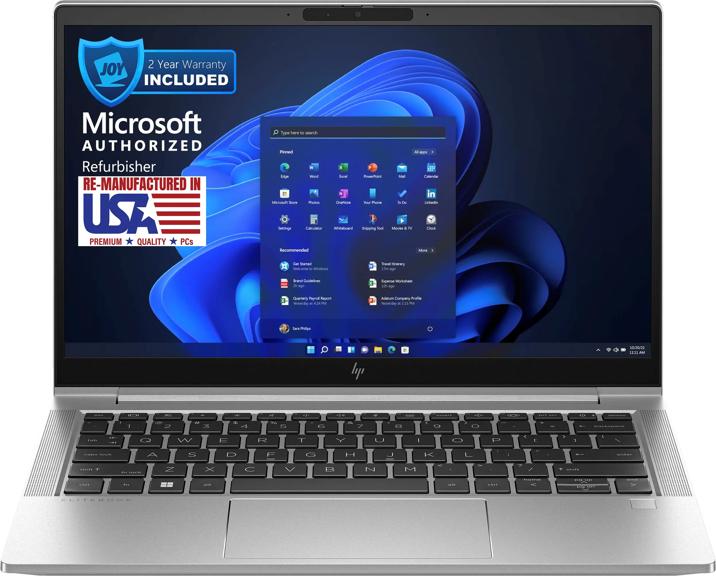 HP - Refurbished Excellent - 630 G10 13.3" Refurbished Laptop - Intel 13th Gen i7-1365U with 32GB RAM - Intel UHD Graphics - 2TB SSD - Silver