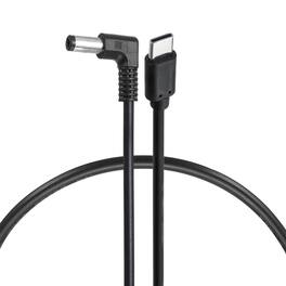 Unique Bargains - USB C to DC Power Cable, 12V 3A 36W, 5.5x2.1mm, PD Trigger for Laptop, Monitor, Security Camera - Black
