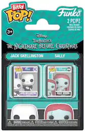 Funko Bitty POP!: The Nightmare Before Christmas 2-Pack - Jack & Sally - COLLECTIBLES