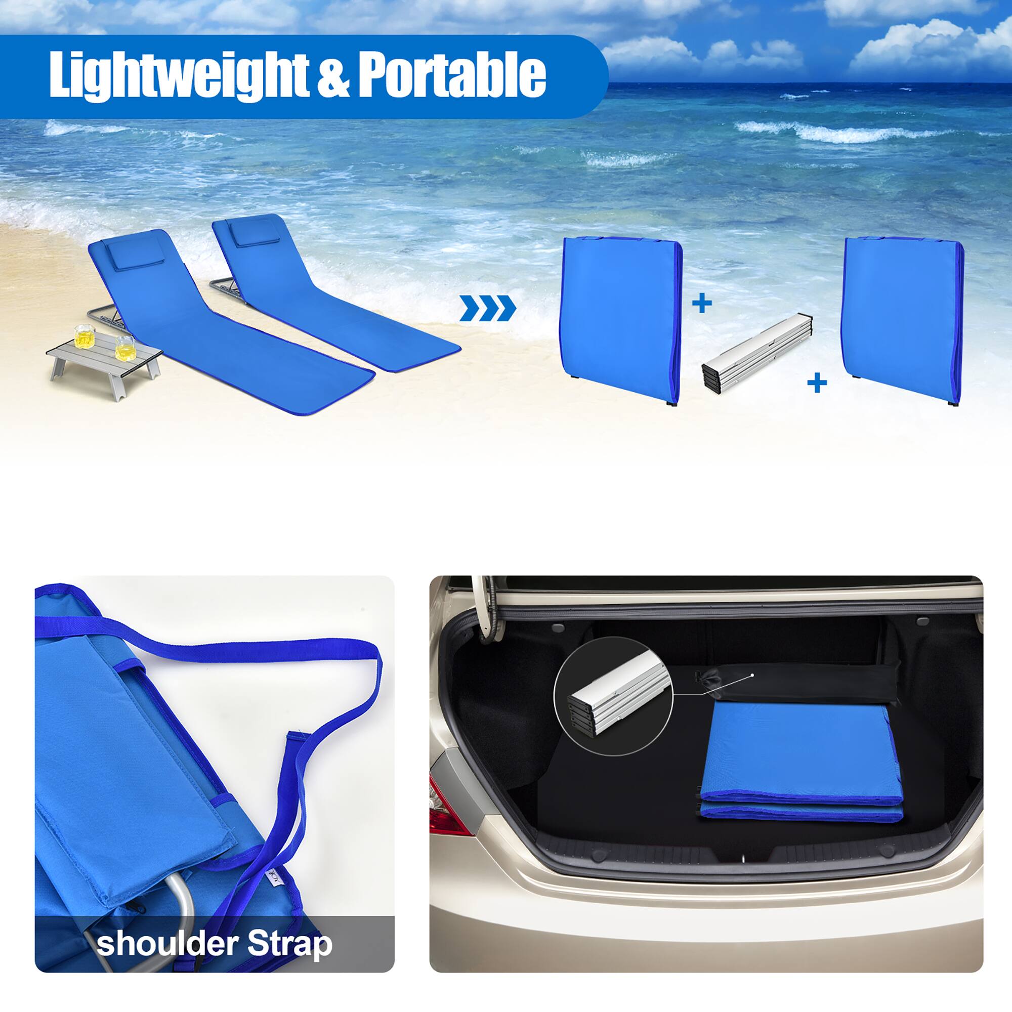 Lightweight & Portable

shoulder Strap