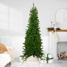 Northlight - Canadian Pine Artificial Pencil Christmas Tree - 7.5' - Unlit - Green