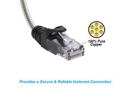 Nippon Labs - 3FT CAT6A Armored Anti-Rodent Slim Ethernet Cable