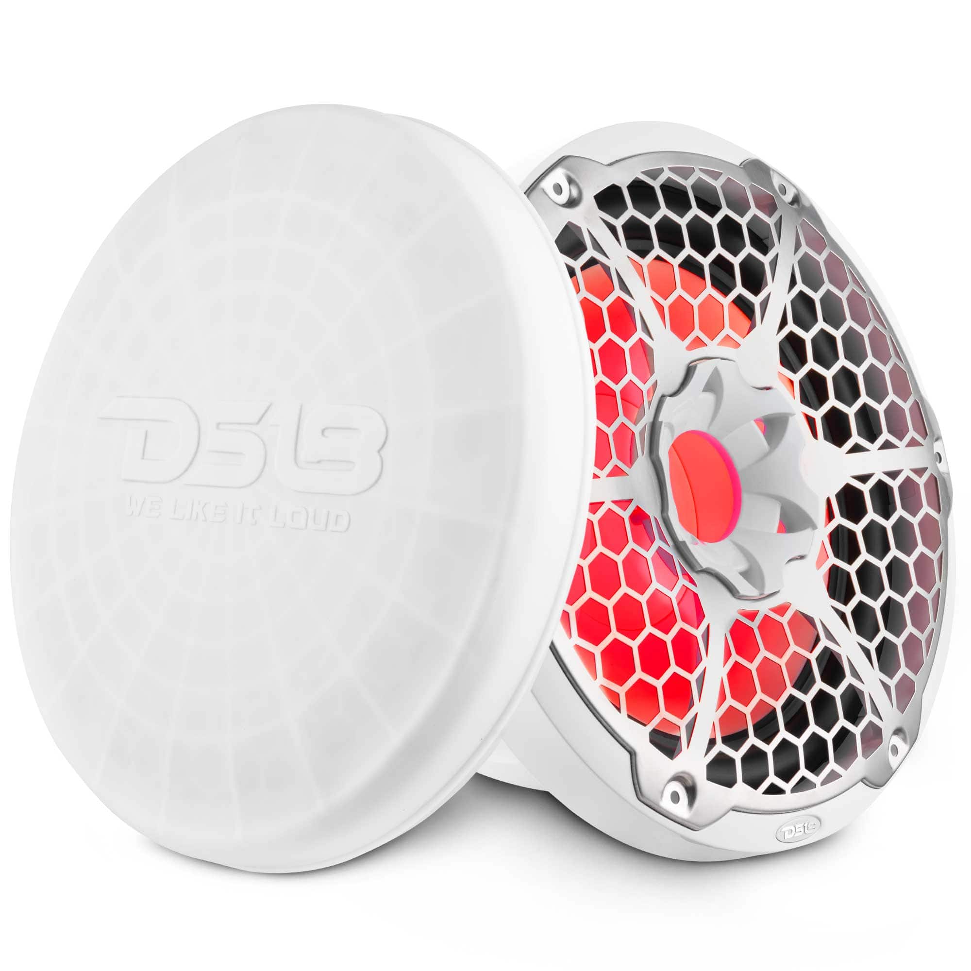 "DS18 Audio - NXL 12"" Subwoofer with RGB LED Lights, 350W RMS Single 4-Ohm - White" price history on PriceWatchPro
