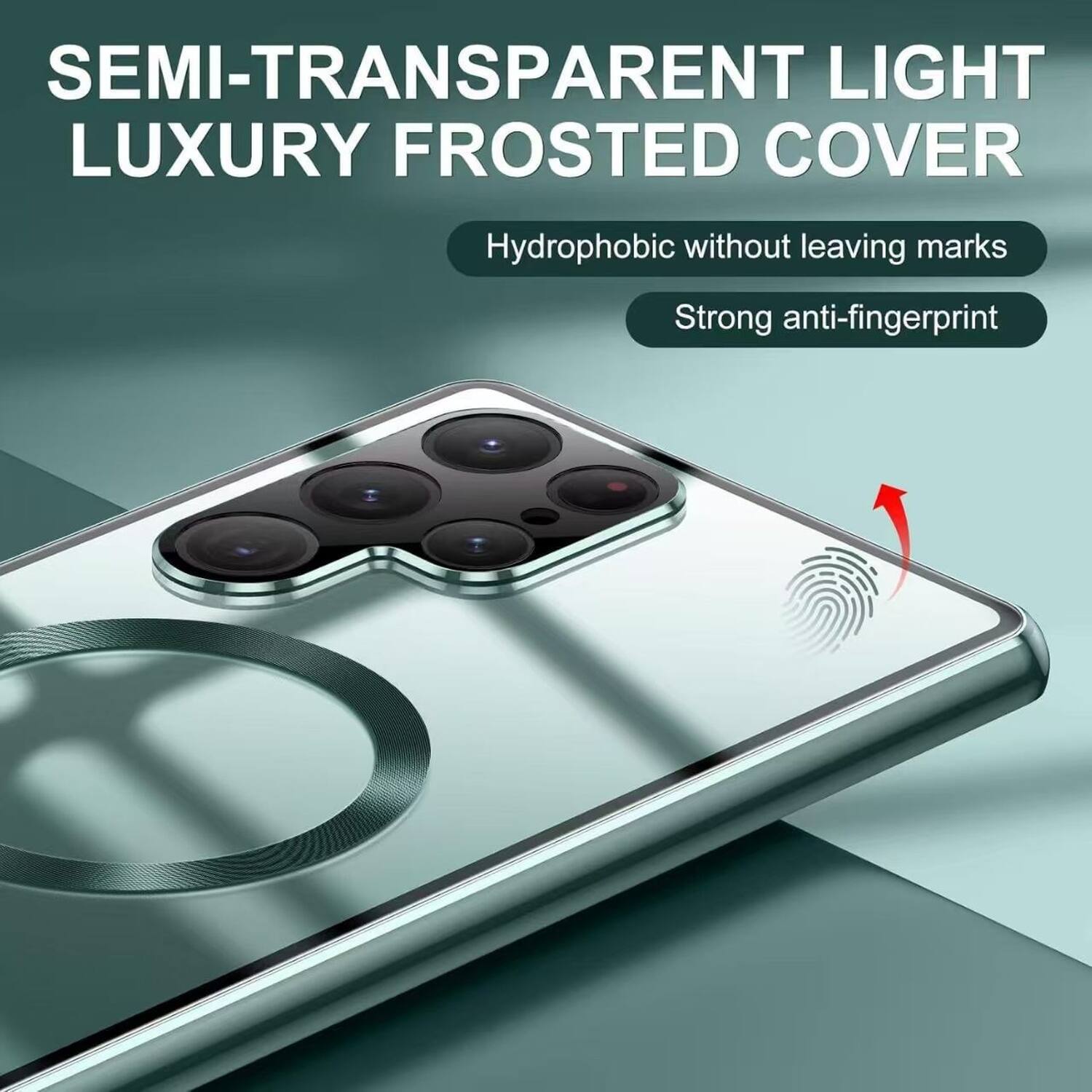 SEMI-TRANSPARENT LIGHT LUXURY FROSTED COVER

Hydrophobic without leaving marks

Strong anti-fingerprint